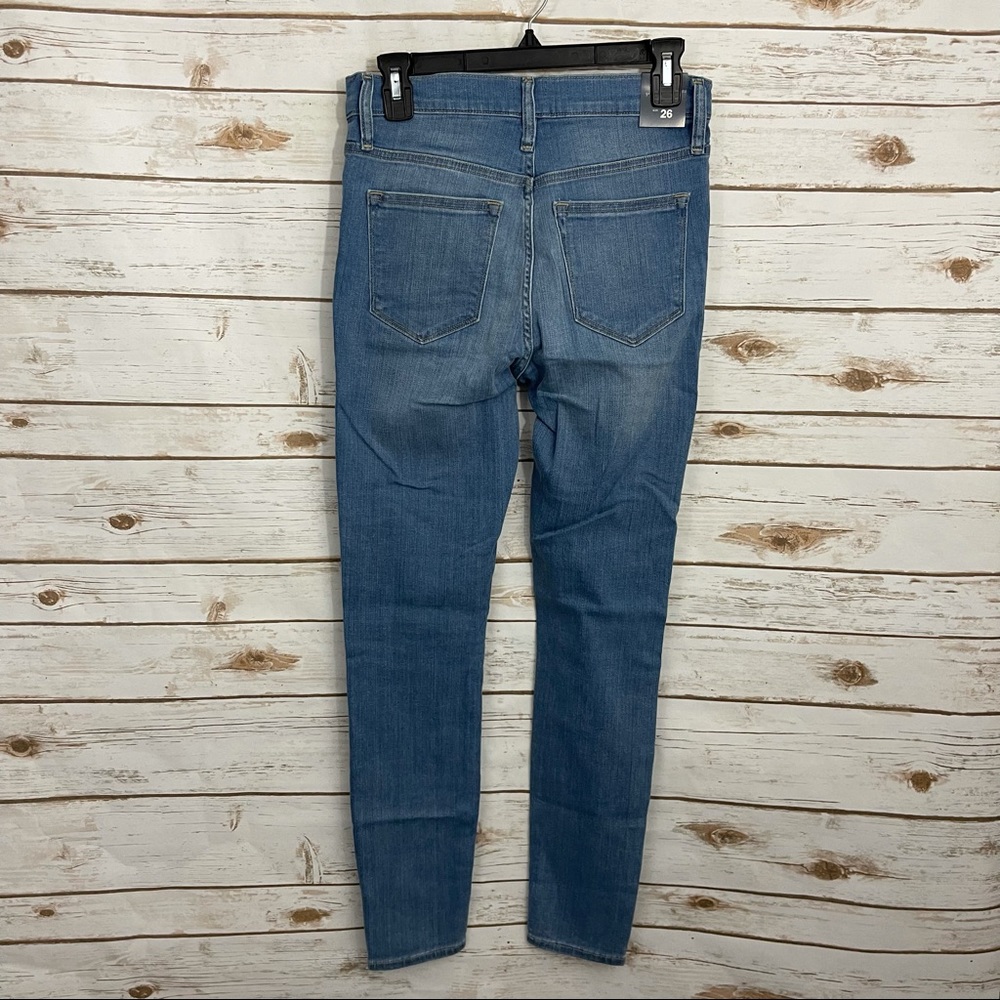 J Crew Exposed Button Fly High Rise Skinny Jeans NWT - Picture 4 of 5
